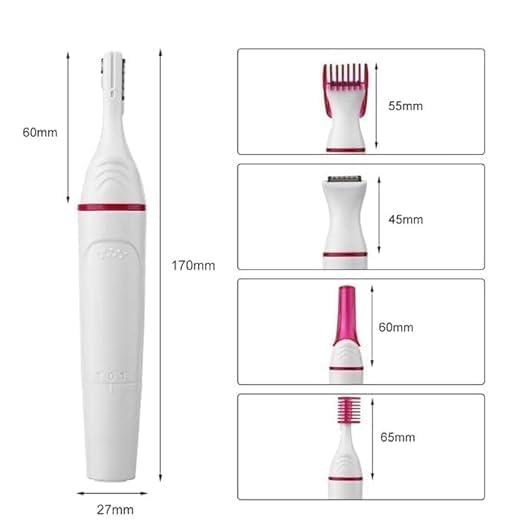5-in-1 Sweet Sensitive Ladies Touch Trimmer – Electric Beauty Styler for Women