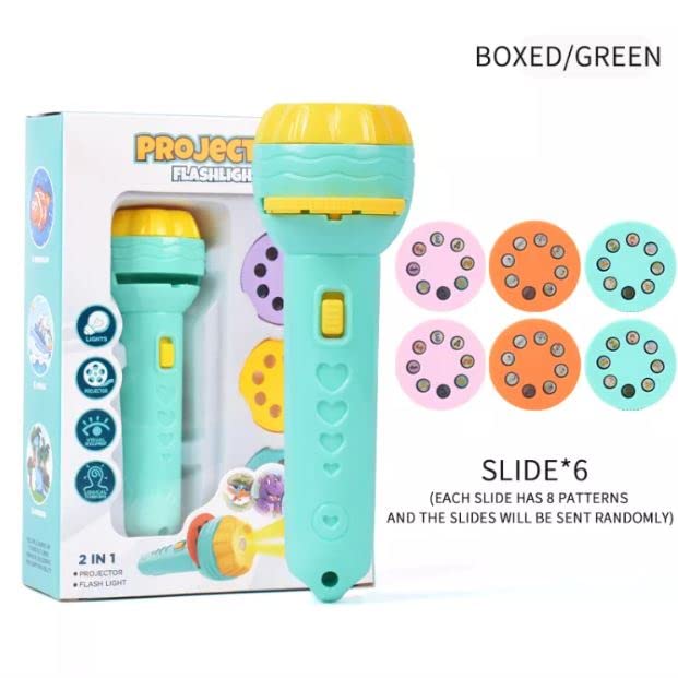 Magical Kids Projection Flashlight (AT 50% OFF + 10% OFF + FREE SHIPPING) – Fun Cartoon Story Projector Toy (With 3 Slides) – Best Gift for Kids
