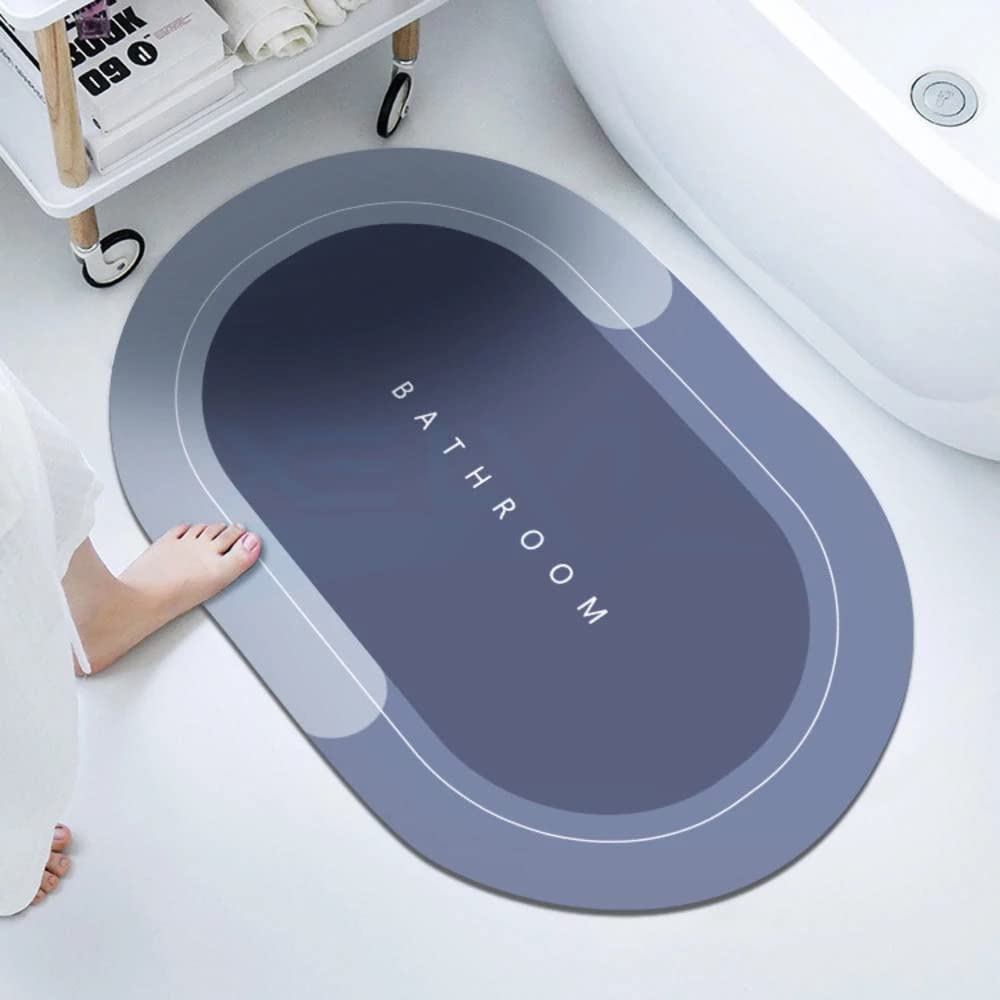 Premium Anti-Slip Bathroom Floor Mat – Soft Absorbent Quick-Dry Rug