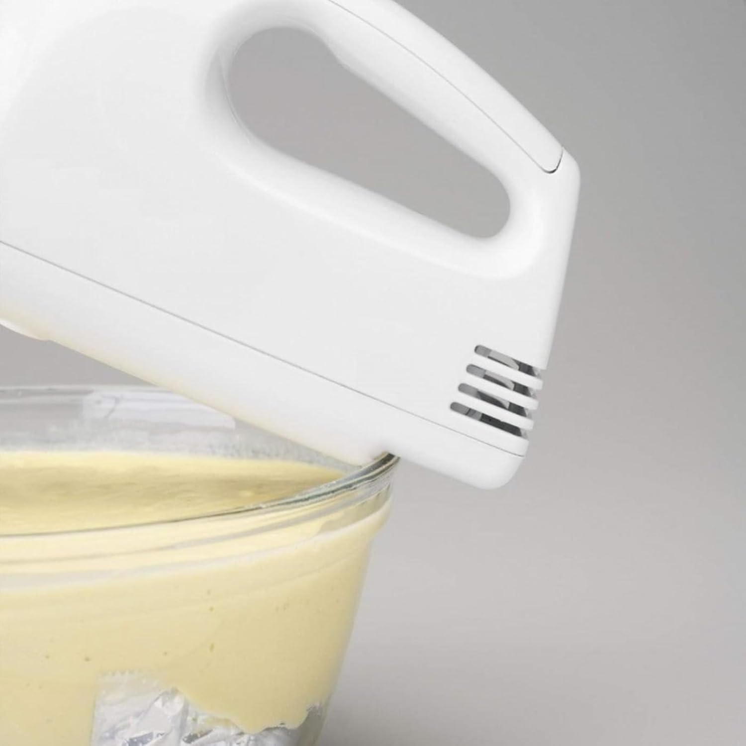Electric 7 Speed Hand Mixer – Stainless Steel Beater & Dough Hook Attachments | High-Speed Blender for Smoothies, Cakes, Eggs, and Kitchen Mixing