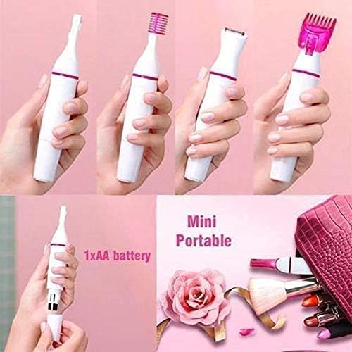 5-in-1 Sweet Sensitive Ladies Touch Trimmer – Electric Beauty Styler for Women