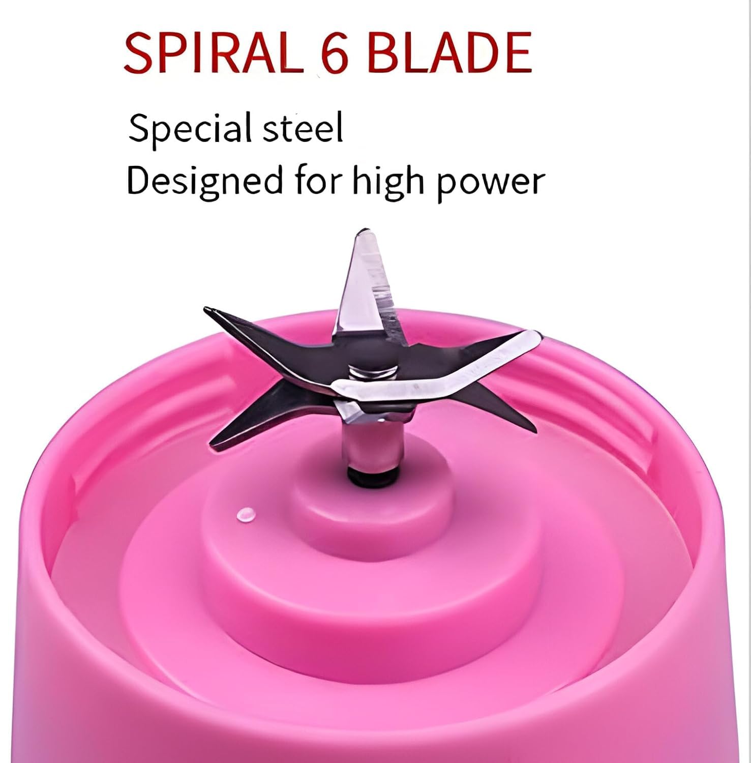 Portable USB Blender (380ml) – Make 12 Shakes per Charge | 50% OFF