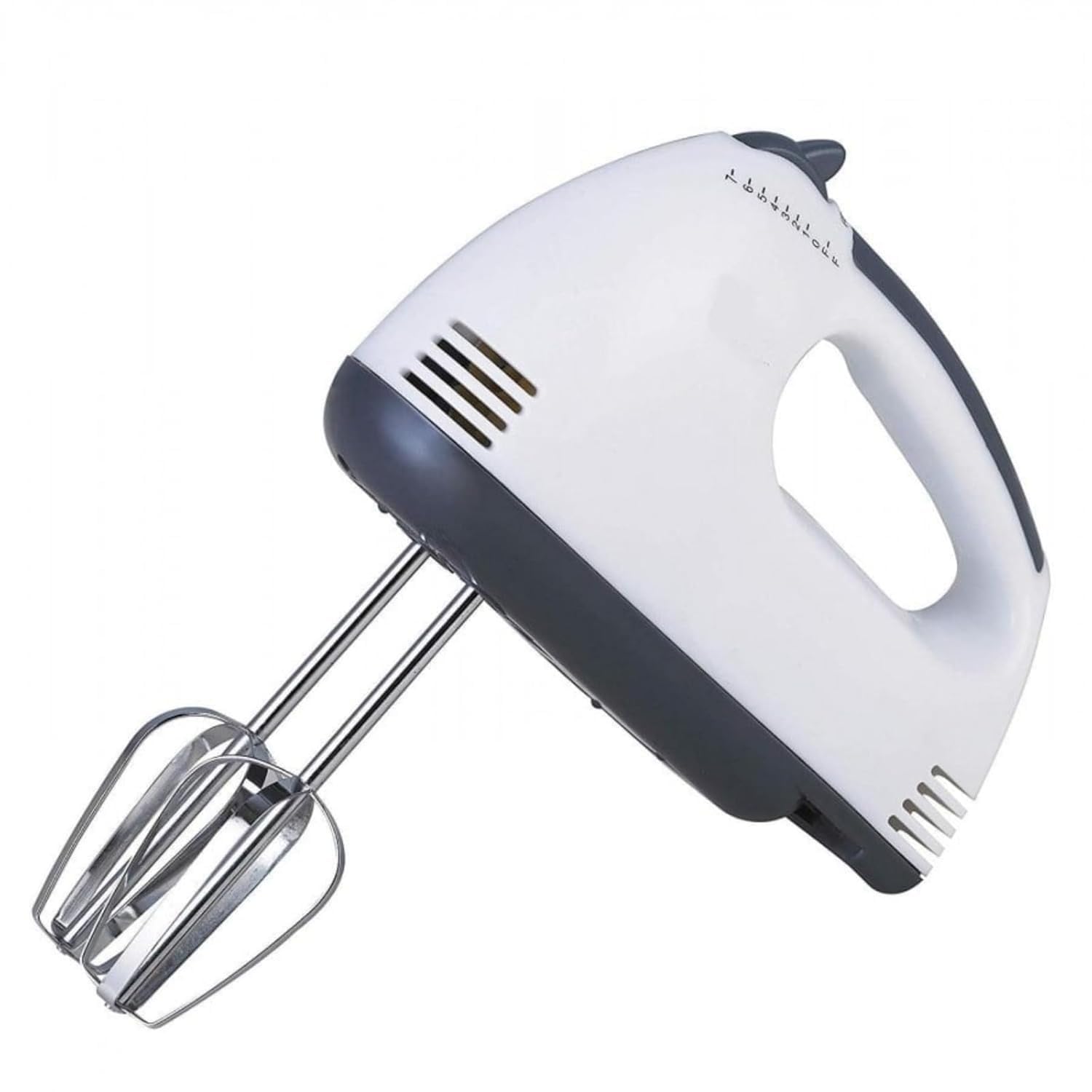Electric 7 Speed Hand Mixer – Stainless Steel Beater & Dough Hook Attachments | High-Speed Blender for Smoothies, Cakes, Eggs, and Kitchen Mixing