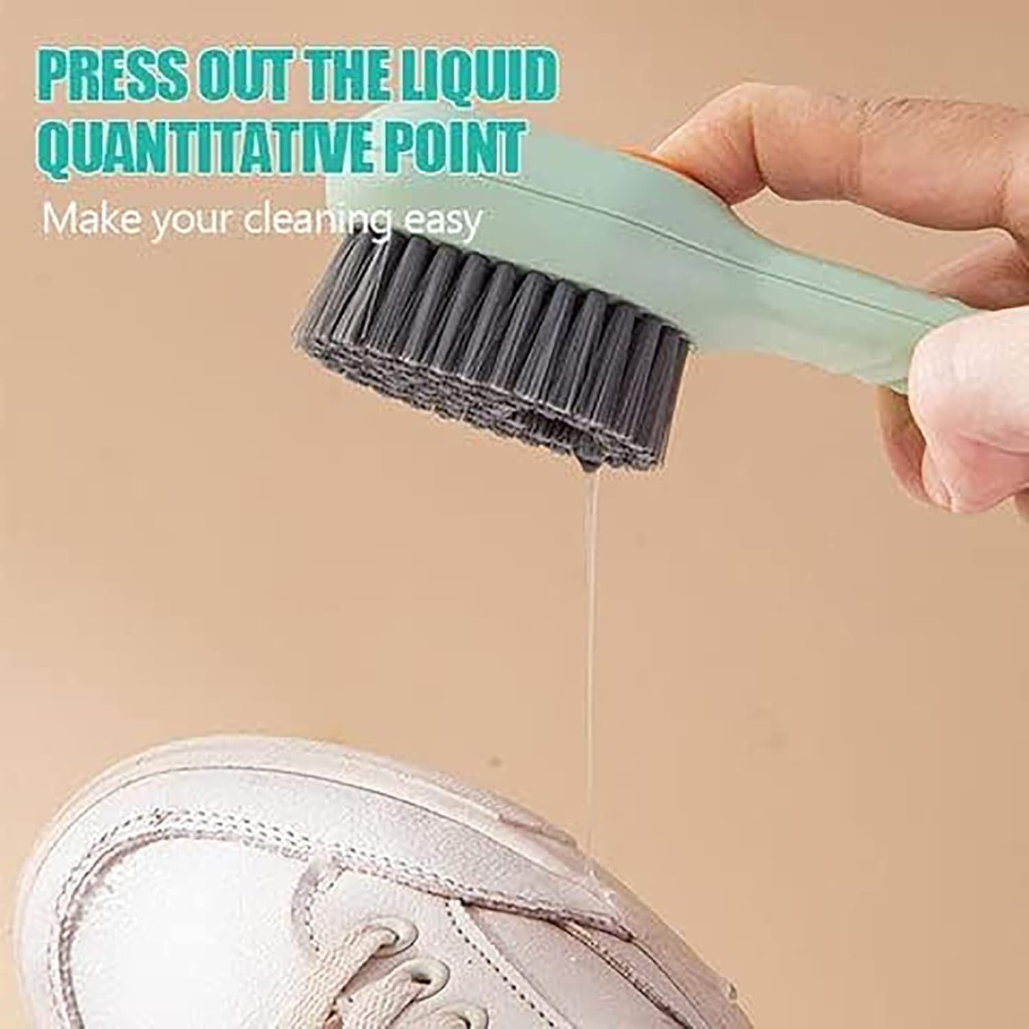 Multi-Functional Shoe Cleaning Brush with Soft Bristles & Comfortable Grip %50 OFF