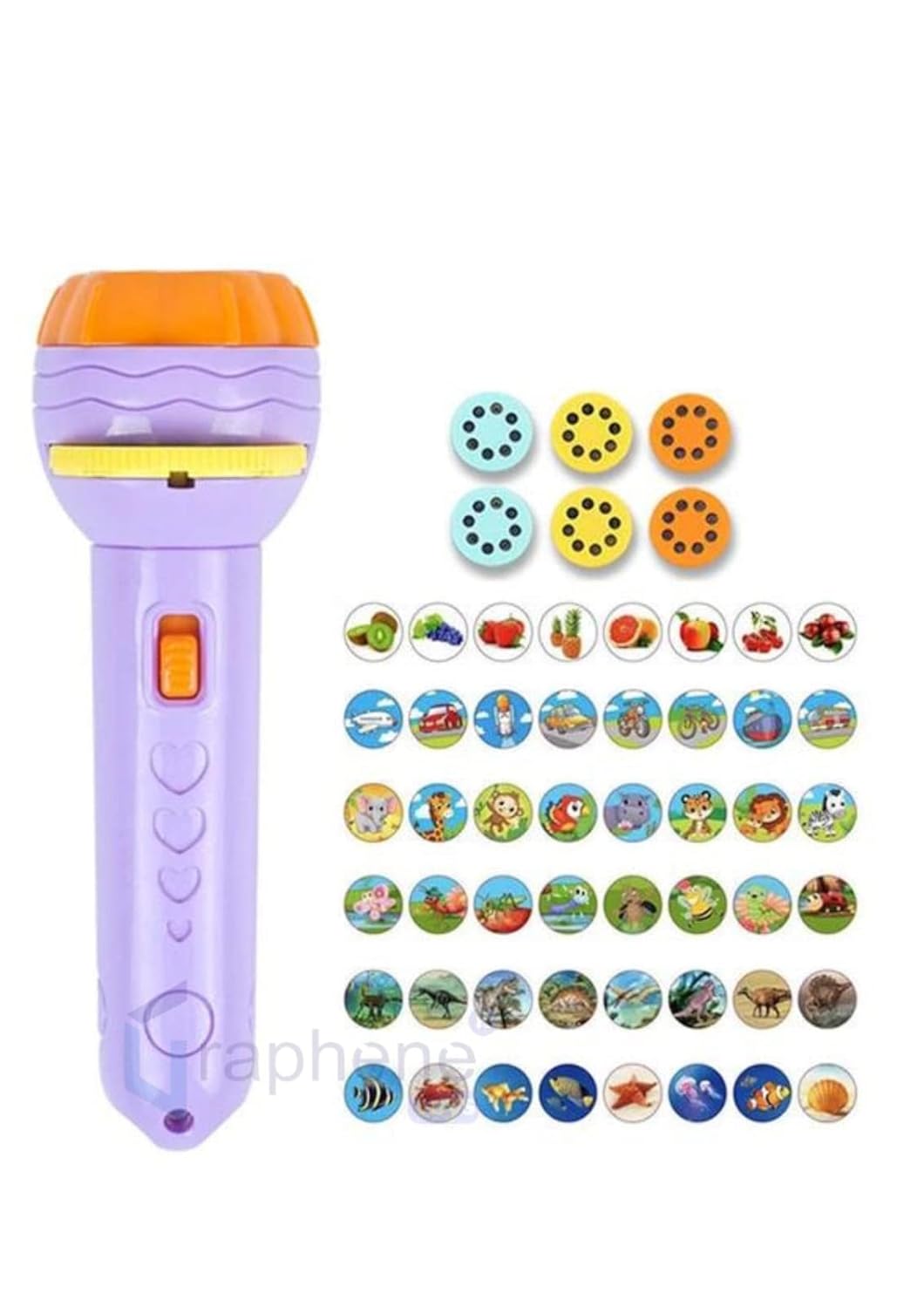 Magical Kids Projection Flashlight (AT 50% OFF + 10% OFF + FREE SHIPPING) – Fun Cartoon Story Projector Toy (With 3 Slides) – Best Gift for Kids