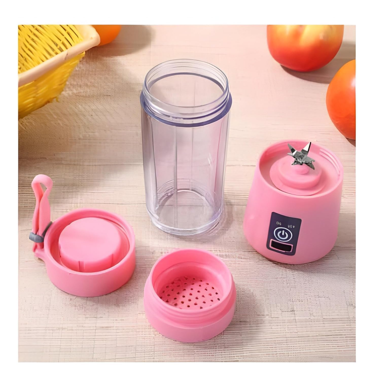 Portable USB Blender (380ml) – Make 12 Shakes per Charge | 50% OFF