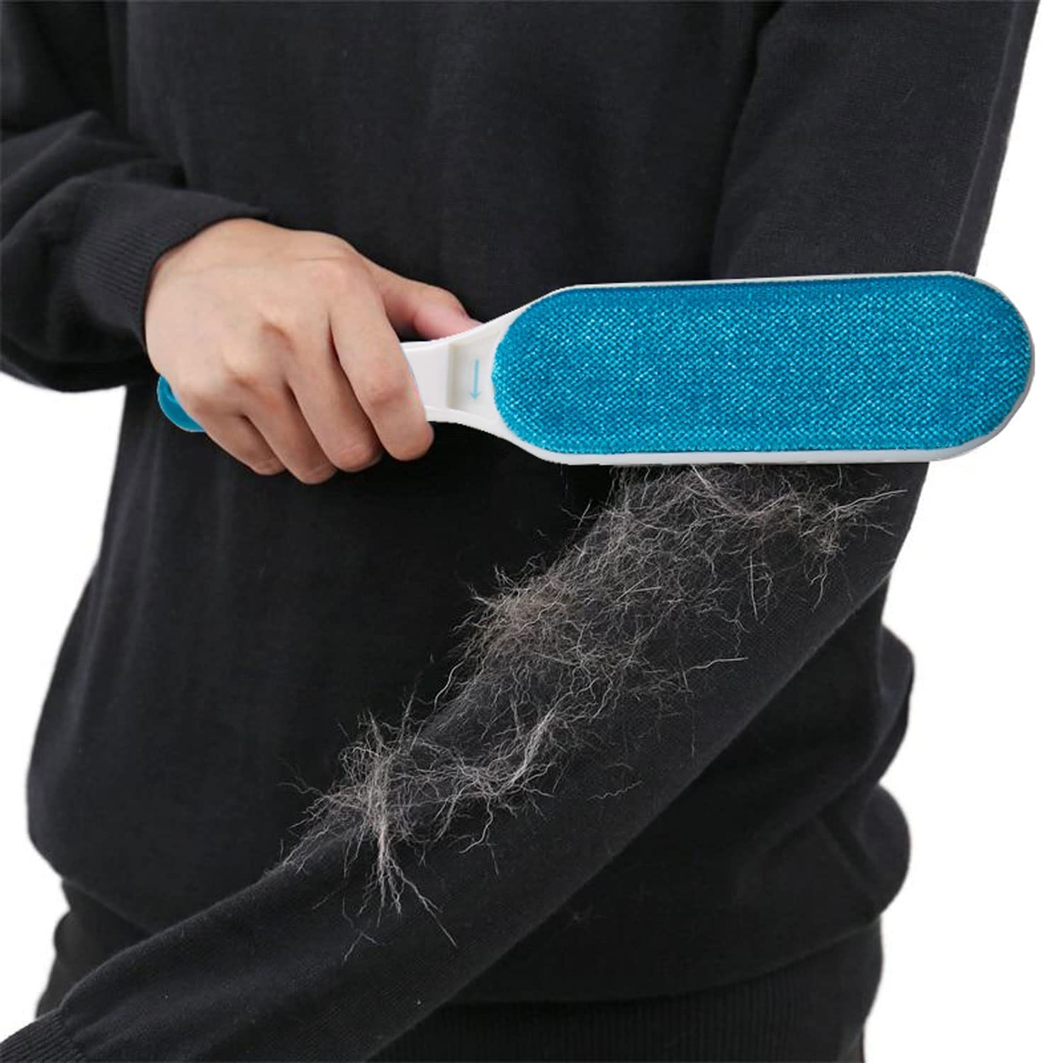 Pet Hair Remover Brush – SILENCIO Double-Sided Fur Remover for Dogs & Cats