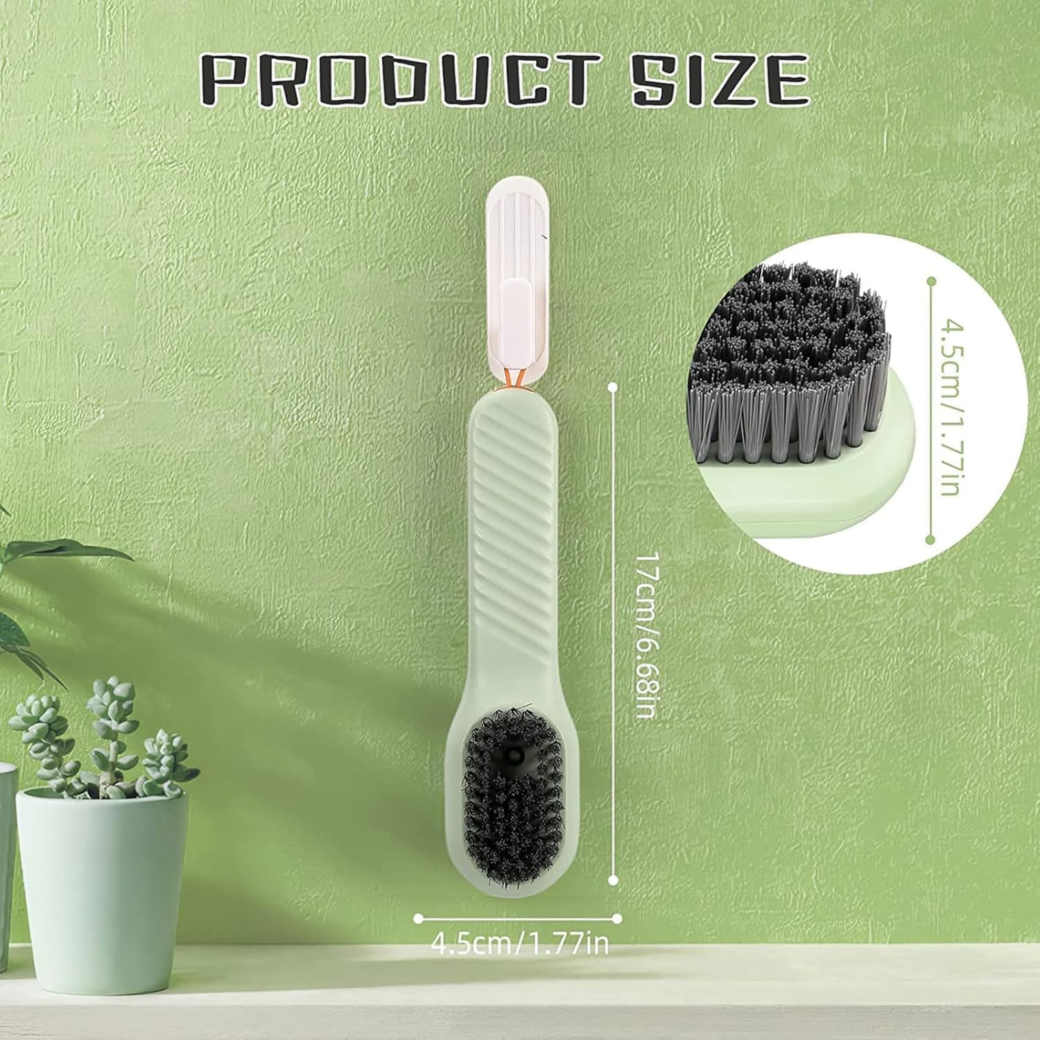 Multi-Functional Shoe Cleaning Brush with Soft Bristles & Comfortable Grip %50 OFF