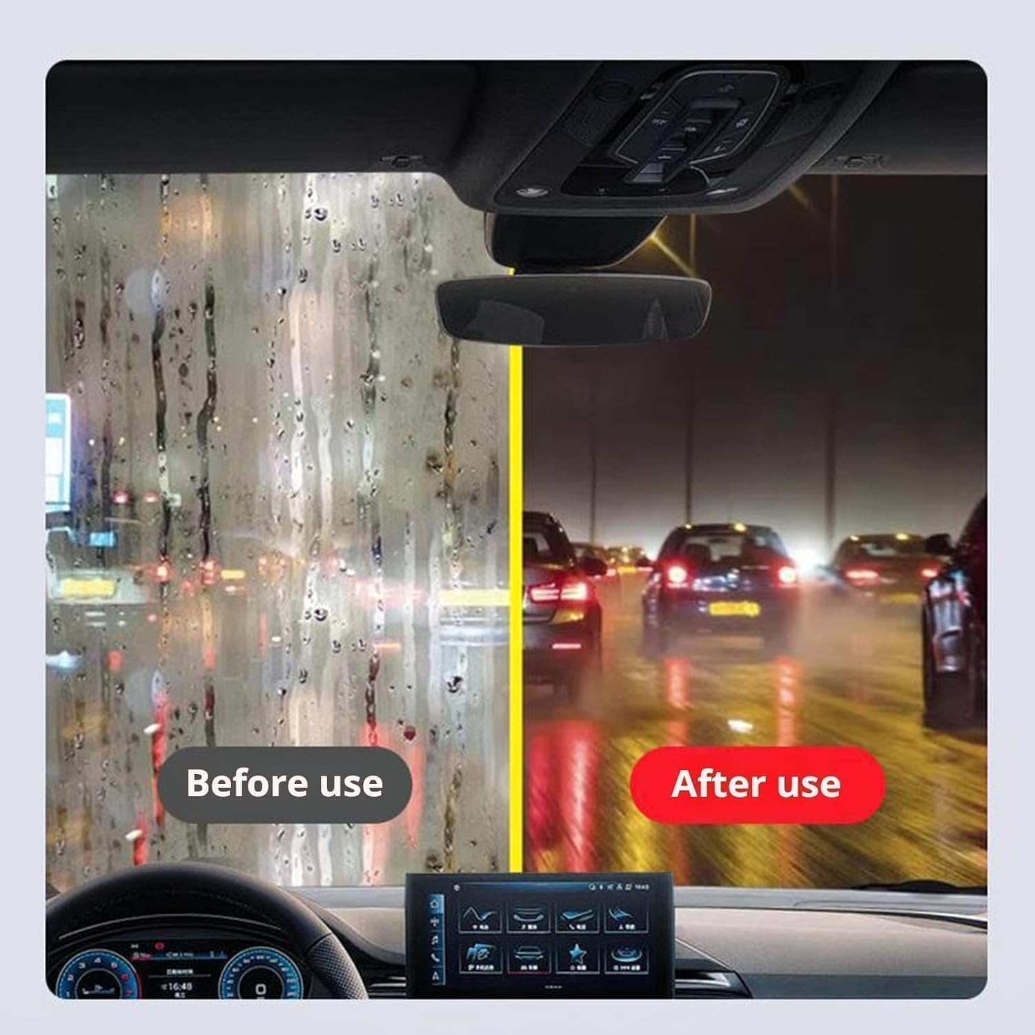 Car Glass Oil Film Remover Brush – Automotive Oil Film Cleaning Sponge Brush