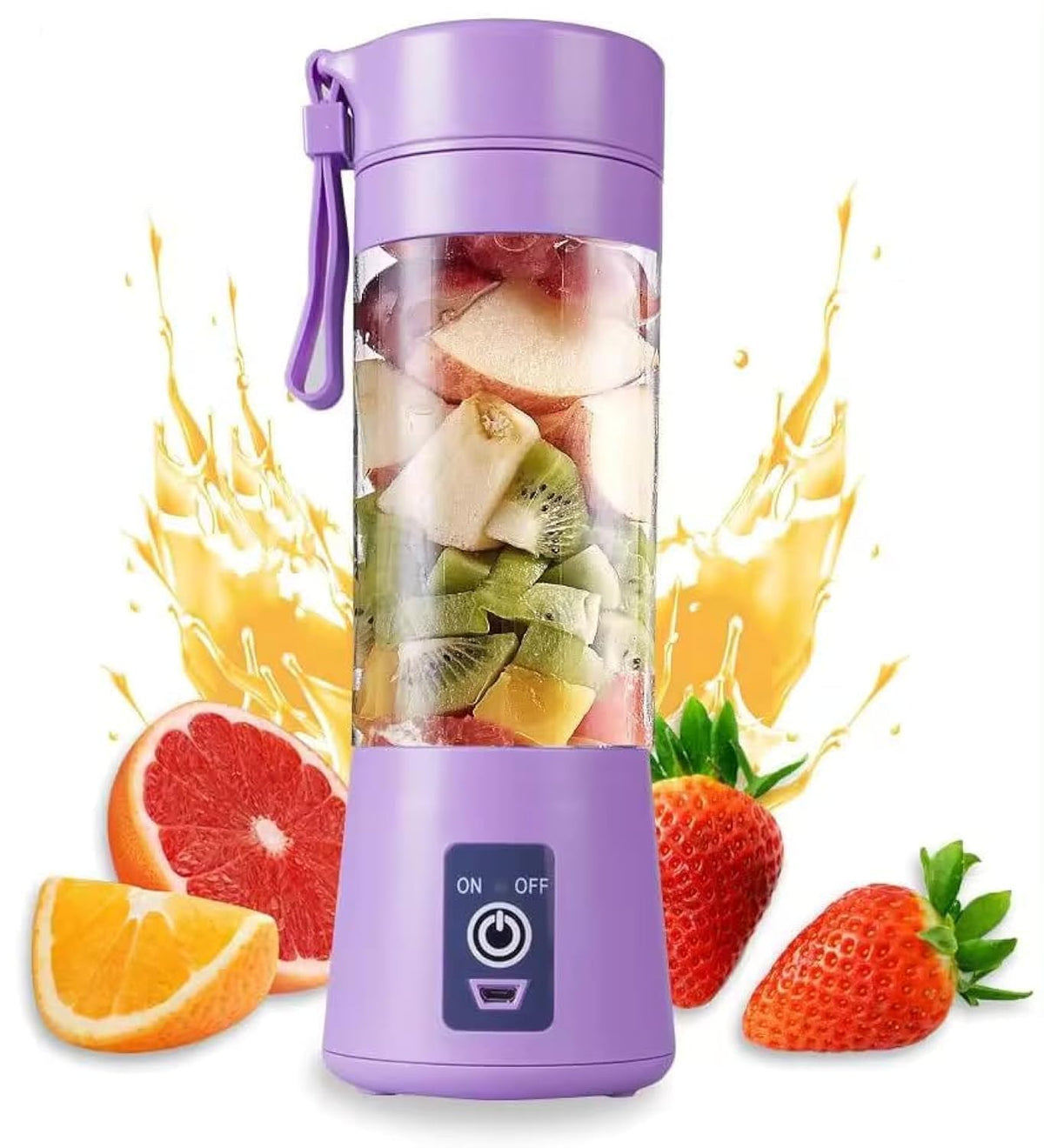 Portable USB Blender (380ml) – Make 12 Shakes per Charge | 50% OFF