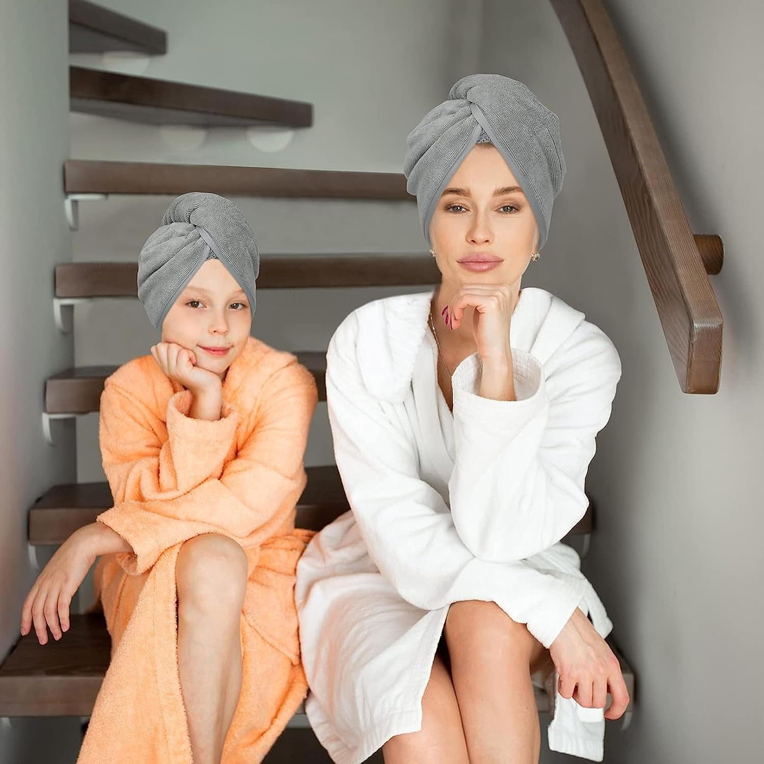 Hair Wrap Towel for Women | Quick Drying Hair Towel Wrap | Super Absorbent Hair Turban (Multicolor) pack of 1