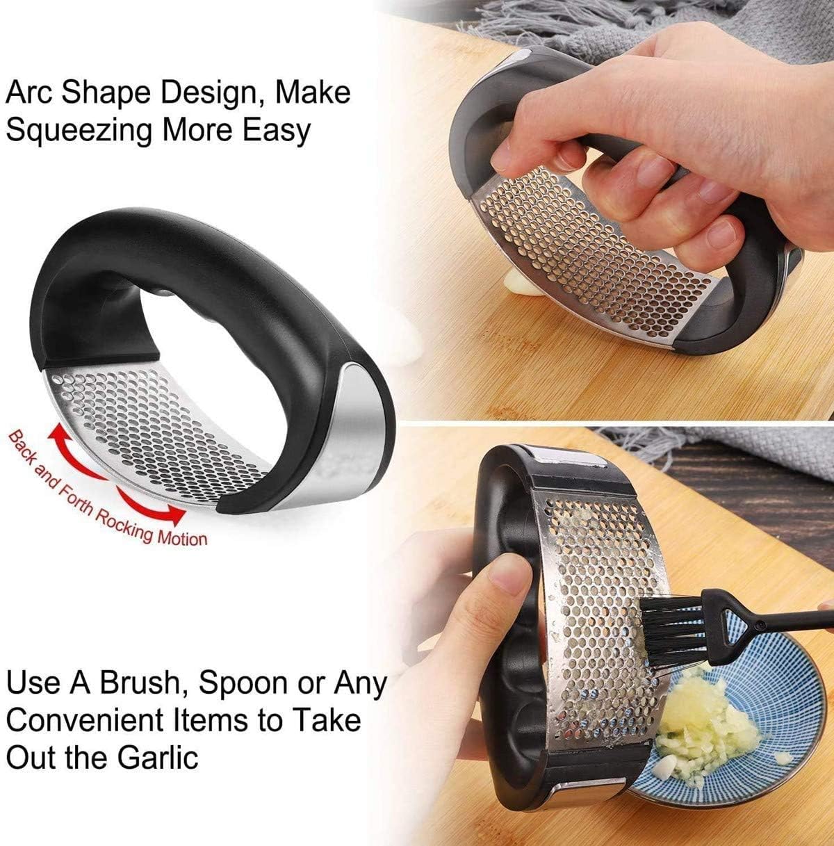 Stainless Steel Garlic Press – 50% OFF